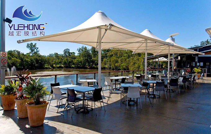 餐廳膜結(jié)構(gòu)遮陽棚
